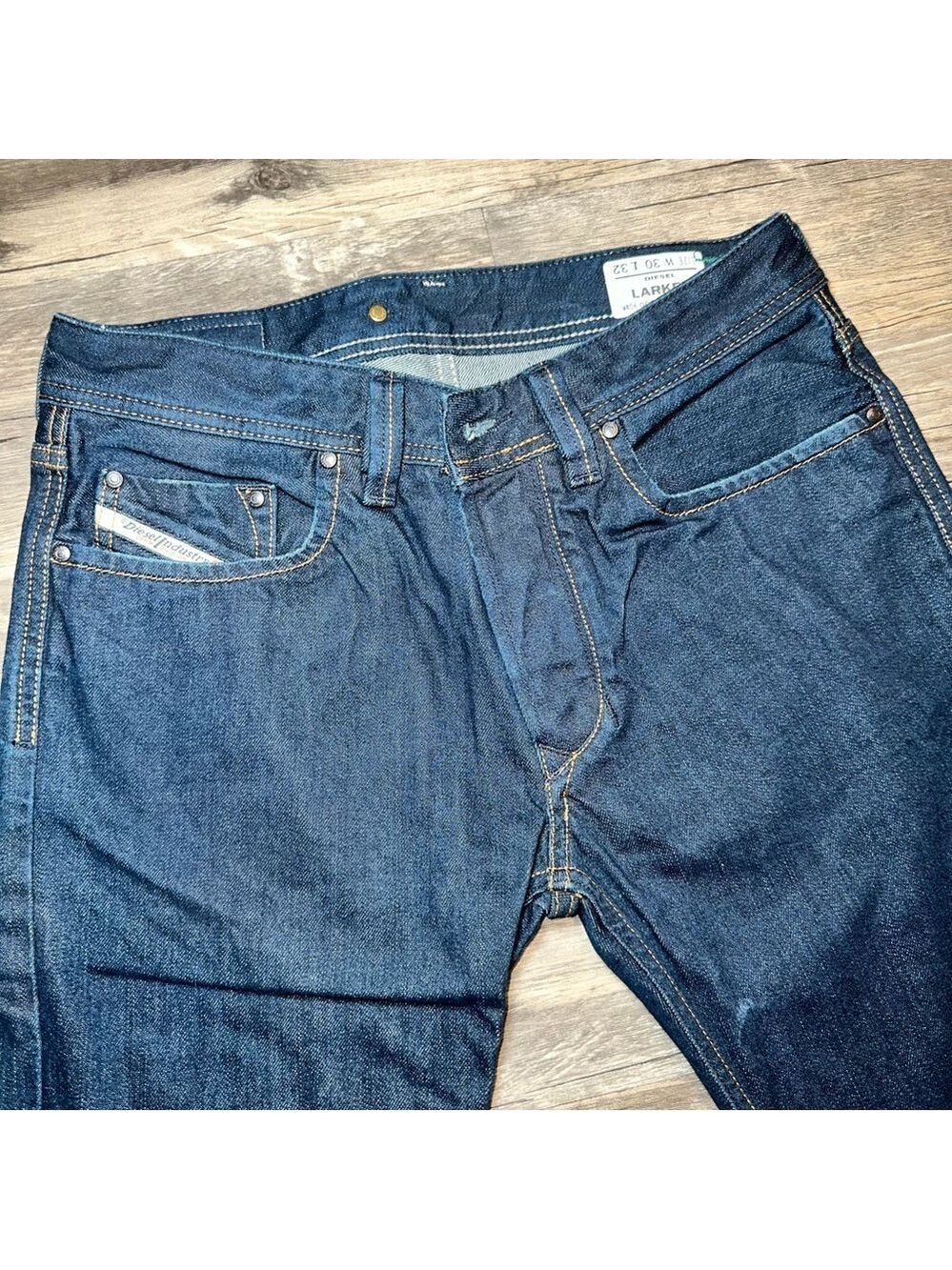 Diesel Larkee jeans SZ 30 W 32 L Made in Italy - Picture 5 of 13